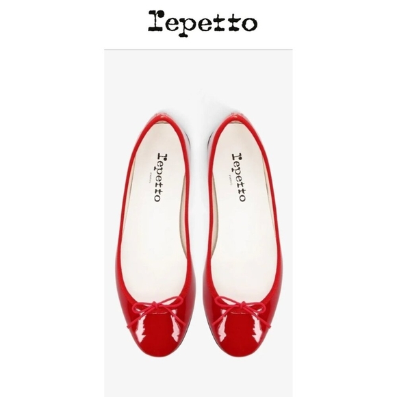 Repetto Cendrillon ballet Red Enamel Limited Edition Rare Popular Size 39 EU - Picture 13 of 13